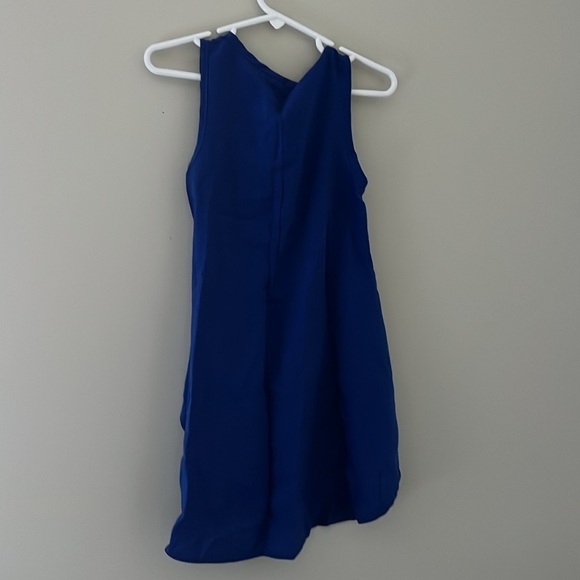 PatPat Royal Blue Sleeveless Kids Dress - Picture 2 of 4